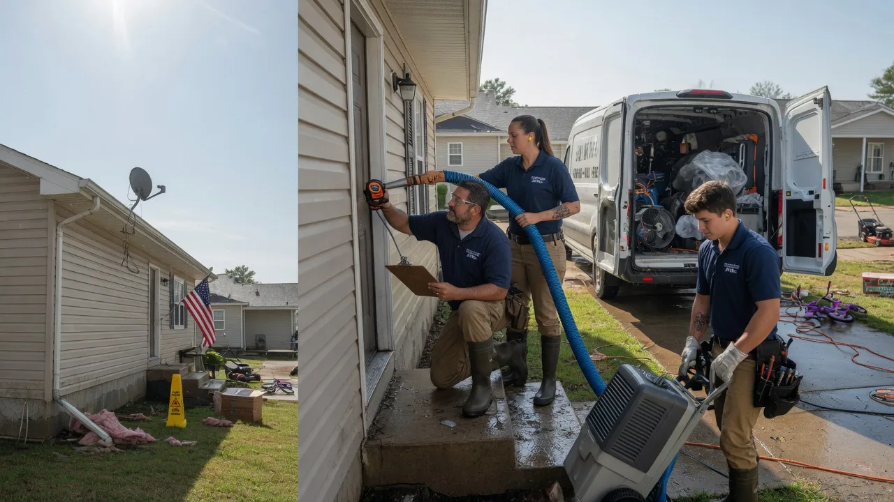 Ceiling Water Damage Restoration in Post Falls, ID near me